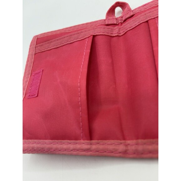 Sanrio Hello Kitty 2005 Pink Red Heart Daisy Flower Print Bifold Wallet Y2K VTG - Picture 7 of 12